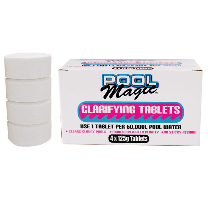 Pool Magic Clarifying Tablets 4 Pack - Hydrocare Pools